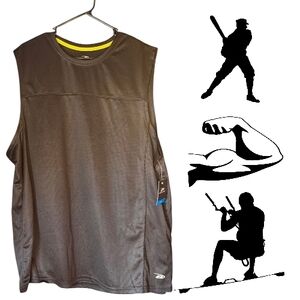 Pro Player Black Sleeveless Tank Top
